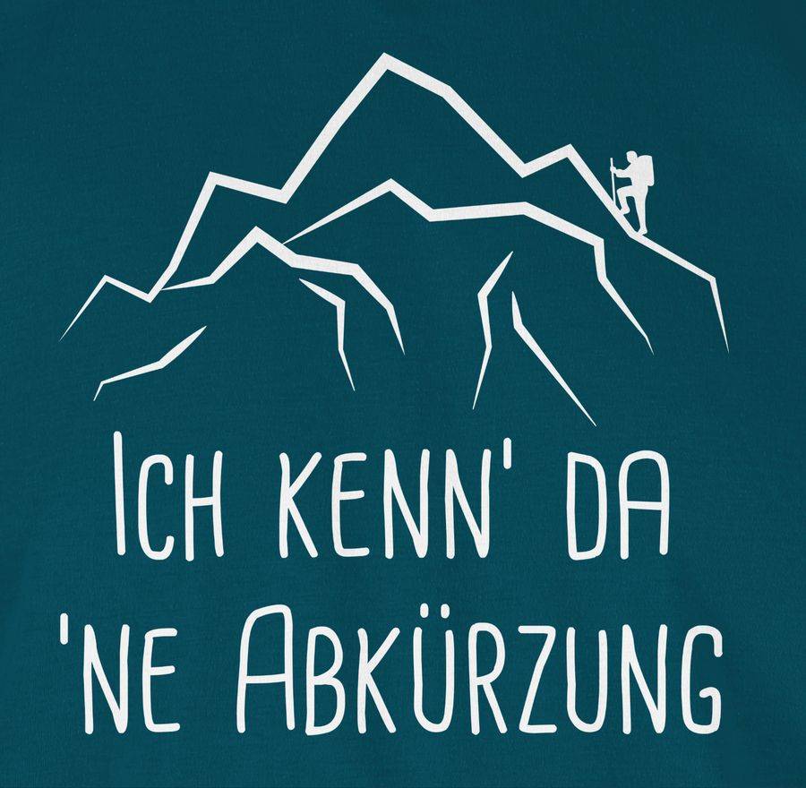 Shirtracer Ich Kenn' Da 'ne Abkürzung - Weiß Shirts & Mehr Shirtracer