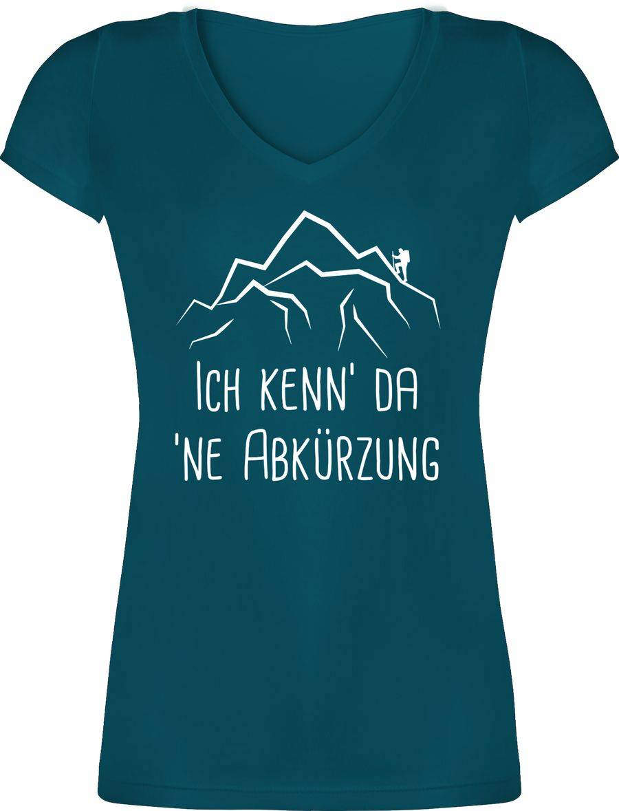 Shirtracer Ich kenn' da 'ne Abkürzung - weiß Shirts & Mehr Shirtracer
