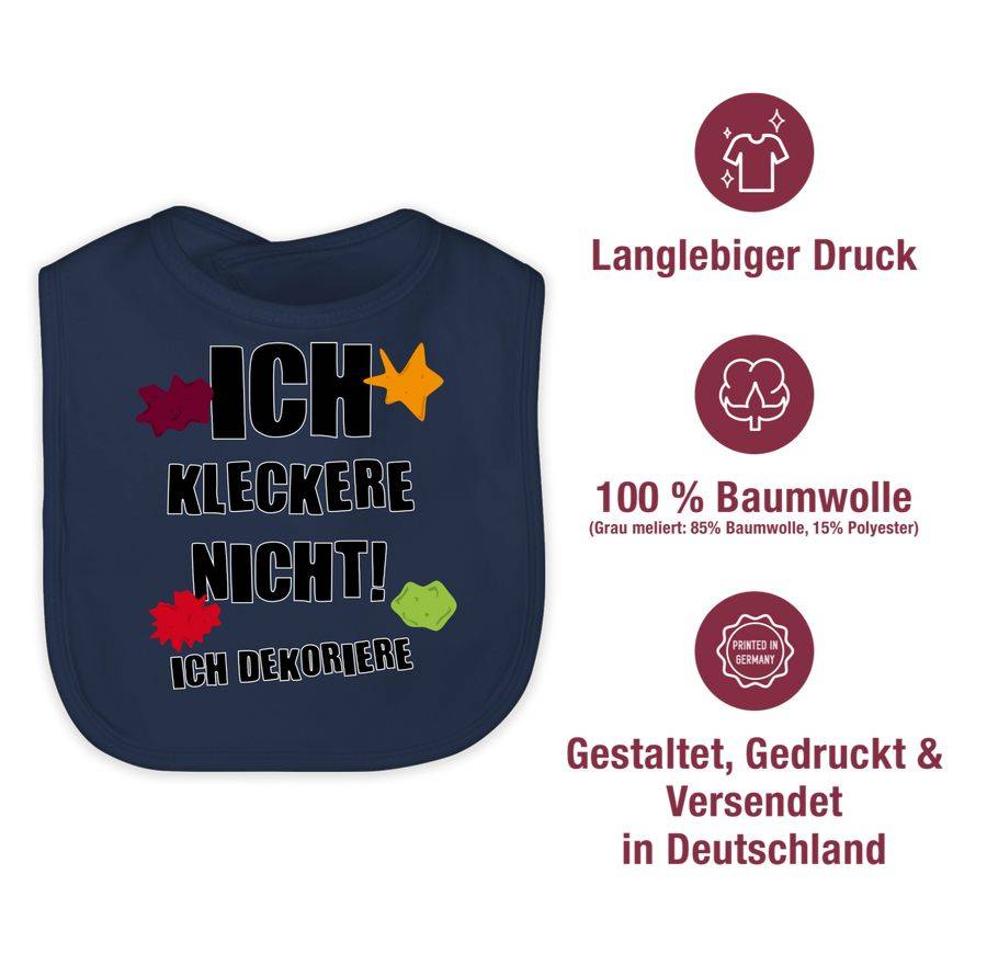 Shirtracer Ich Kleckere Nicht! Shirts & Mehr Shirtracer