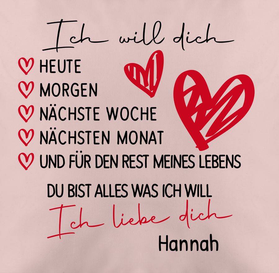 Shirtracer Ich Liebe Dich Geschenk: Tshirt Turnbeutel Shirtracer