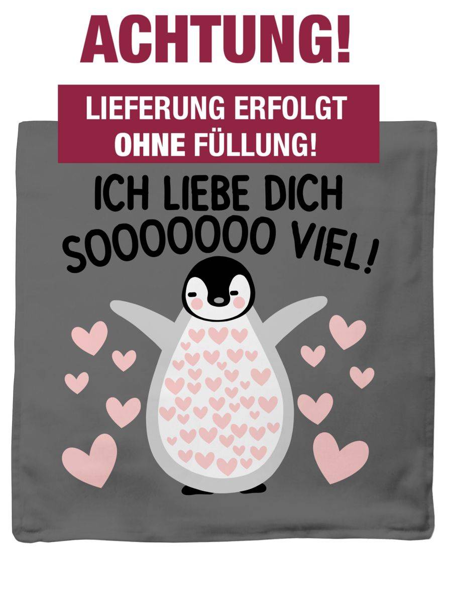 Shirtracer Ich Liebe Dich SOOOO Viel! Mit Pinguin Shirts & Mehr Shirtracer
