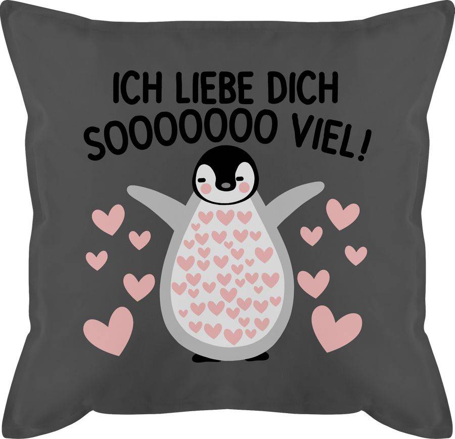 Shirtracer Ich liebe dich SOOOO viel! mit Pinguin Shirts & Mehr Shirtracer
