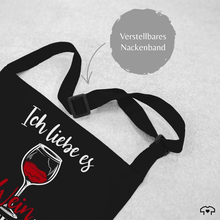 Shirtracer Ich Liebe Es Mit Wein Zu Kochen - Kochen Geschenk Wein Lustig Weingeschenke Wein Shirtracer