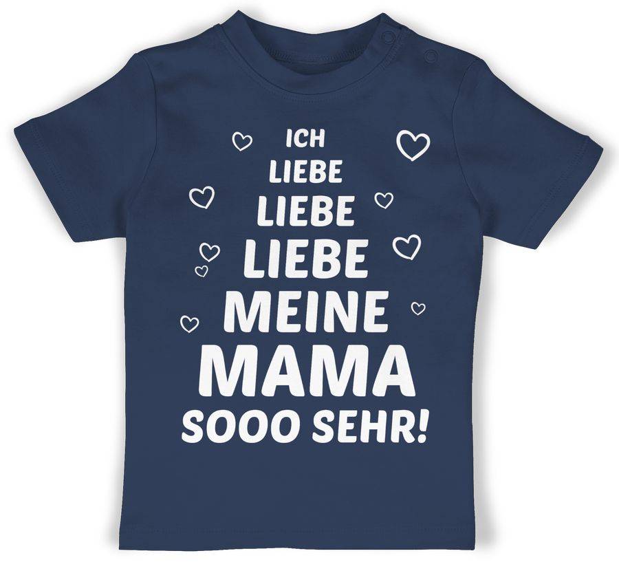 Shirtracer Ich liebe meine Mama so sehr Shirts & Mehr Shirtracer