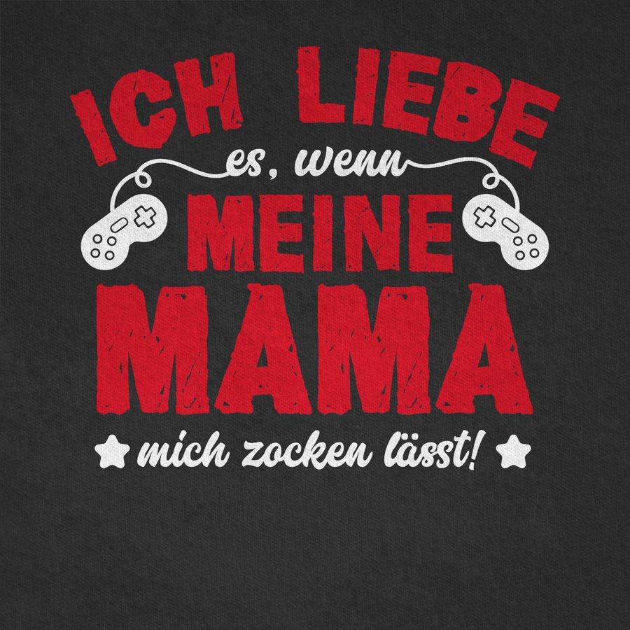Shirtracer Ich Liebe Meine Mama - Weiß/rot Shirts & Mehr Shirtracer