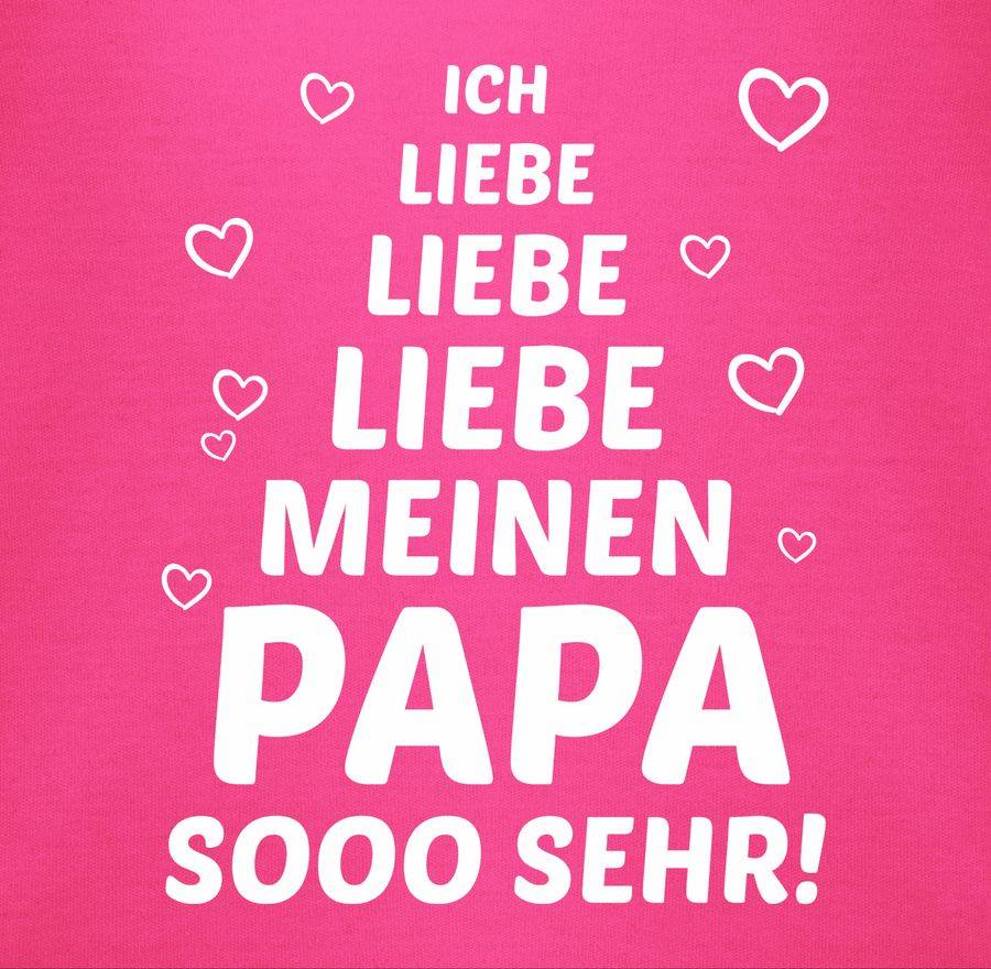 Shirtracer Ich Liebe Meinen Papa So Sehr: Tshirt Rucksack Shirtracer