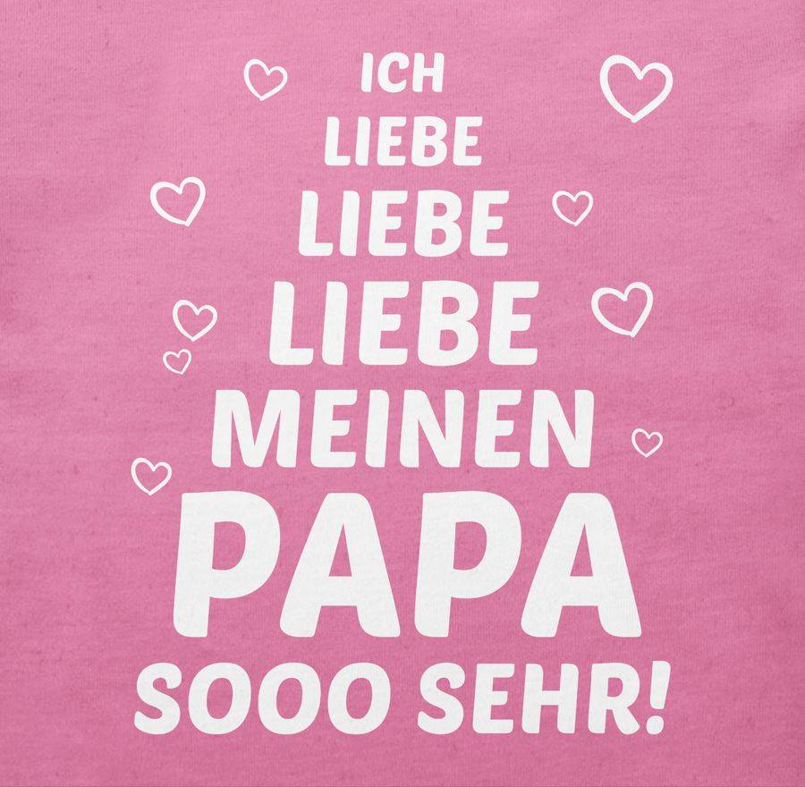 Shirtracer Ich Liebe Meinen Papa So Sehr: Tshirt Rucksack Shirtracer