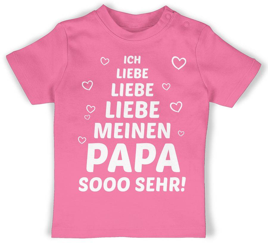 Shirtracer Ich liebe meinen Papa so sehr: Tshirt Rucksack Shirtracer