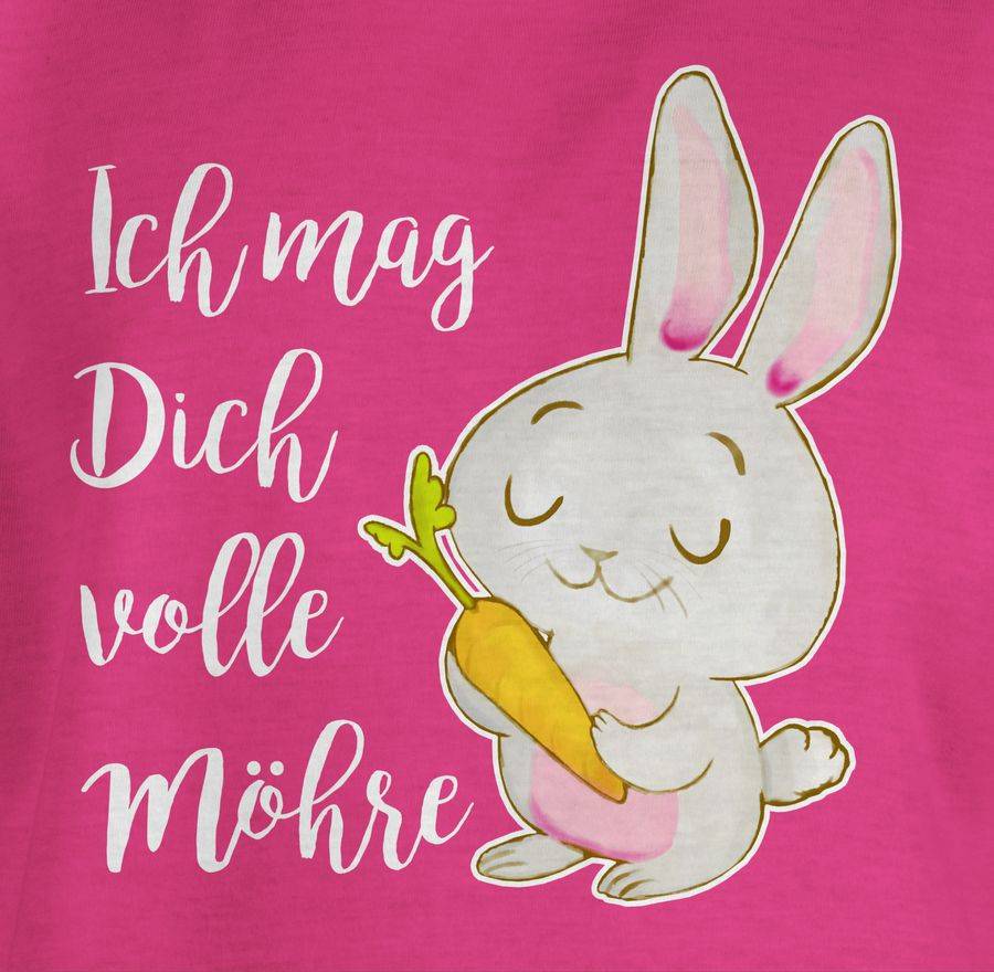 Shirtracer Ich Mag Dich Volle Möhre Aquarell Weiß: Tshirt Gym Bag Shirtracer