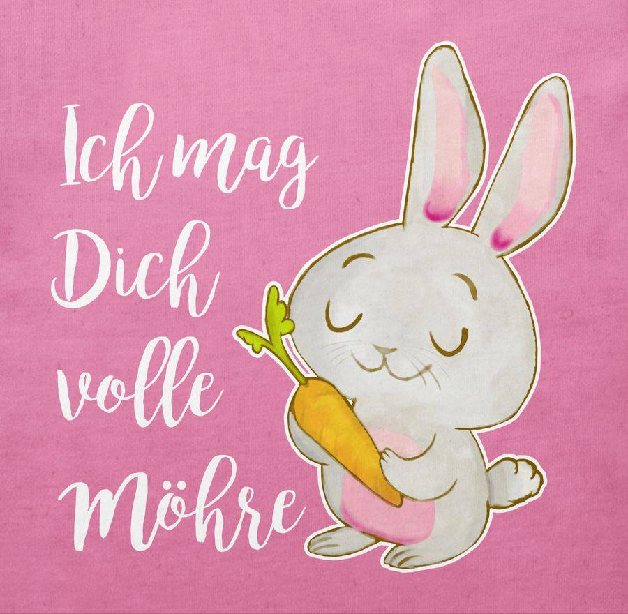 Shirtracer Ich Mag Dich Volle Möhre Aquarell Weiß: Tshirt Gym Bag Shirtracer