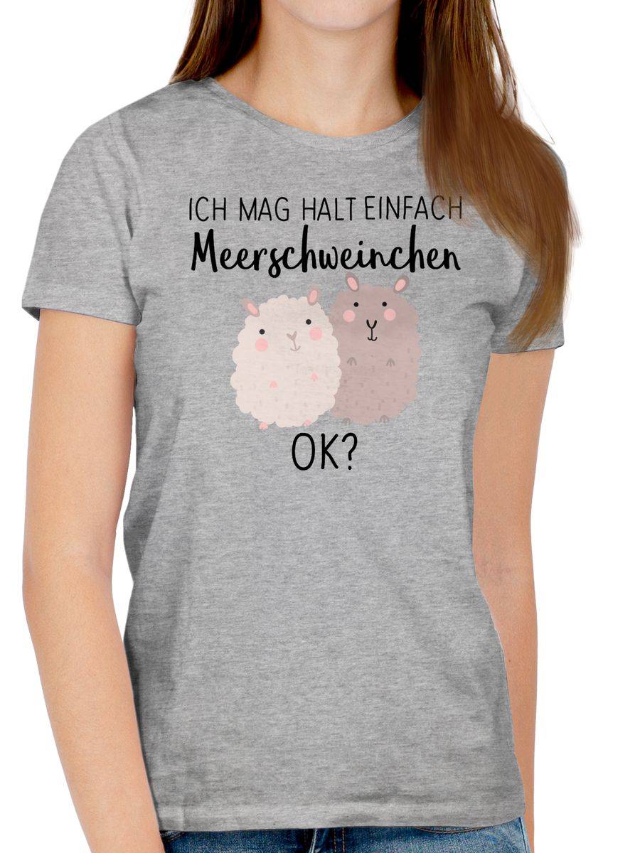 Shirtracer Ich Mag Halt Einfach Meerschweinchen OK? Shirts & Mehr Shirtracer