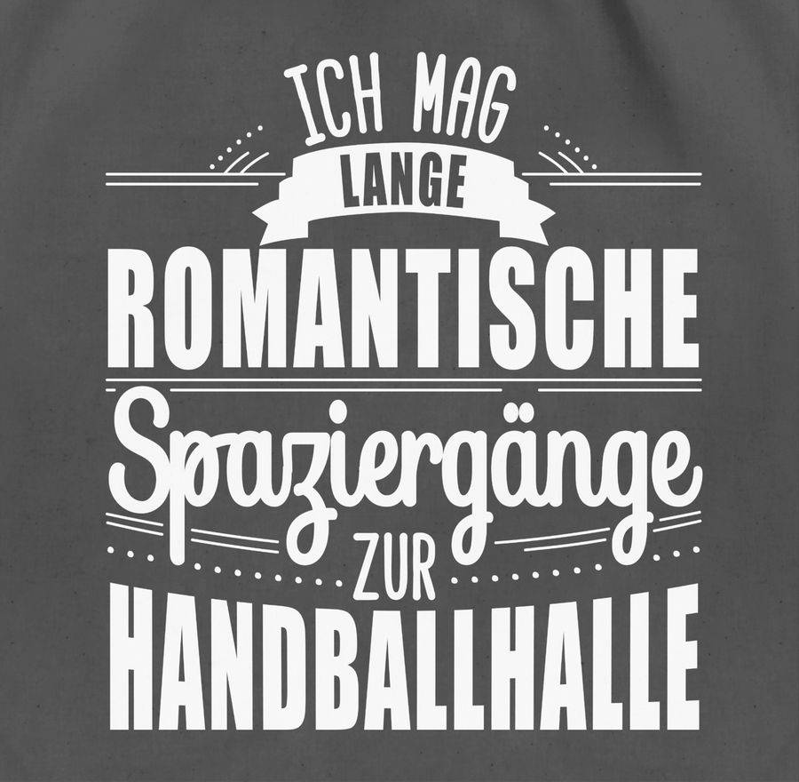 Shirtracer Ich Mag Lange Romantische Spaziergänge Zur Handballhalle Shirts & Mehr Shirtracer