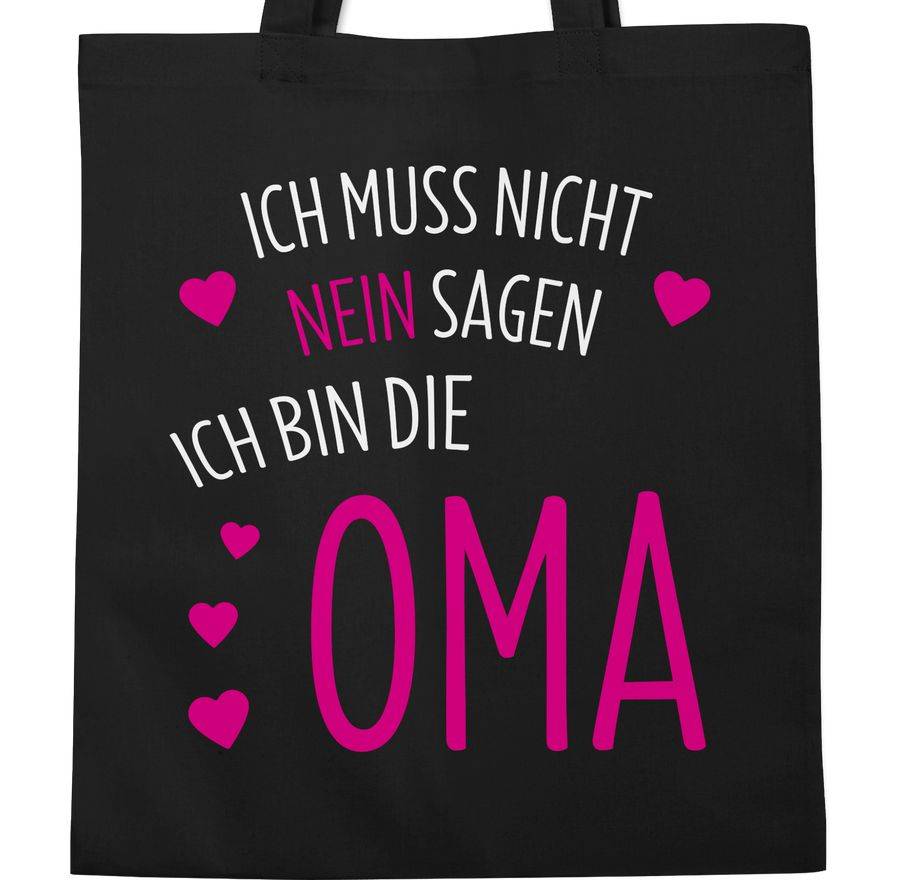 Shirtracer Ich Muss Nicht Nein Sagen Ich Bin Die Oma: Tshirt Gym Bag Shirtracer
