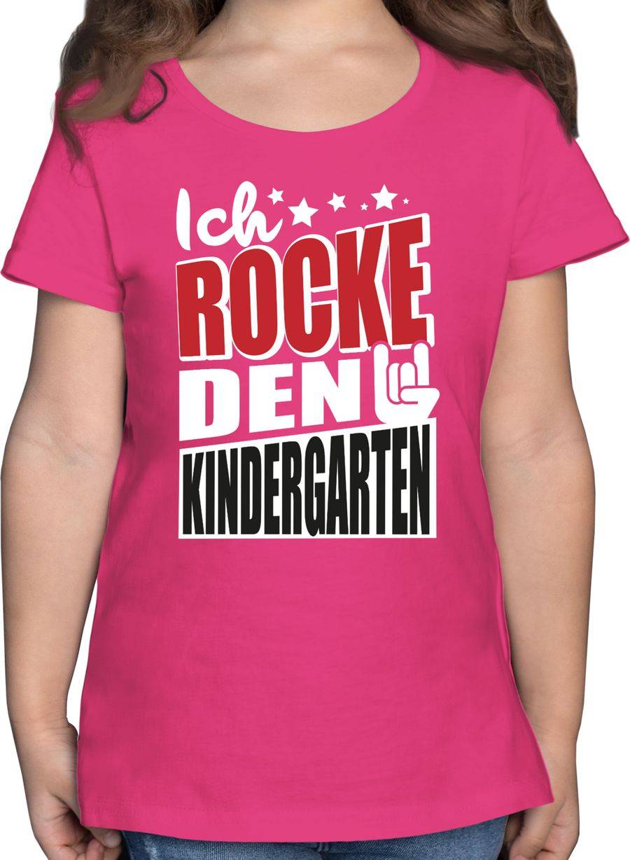 Shirtracer Ich rocke den Kindergarten: T-Shirt Rucksack Shirtracer