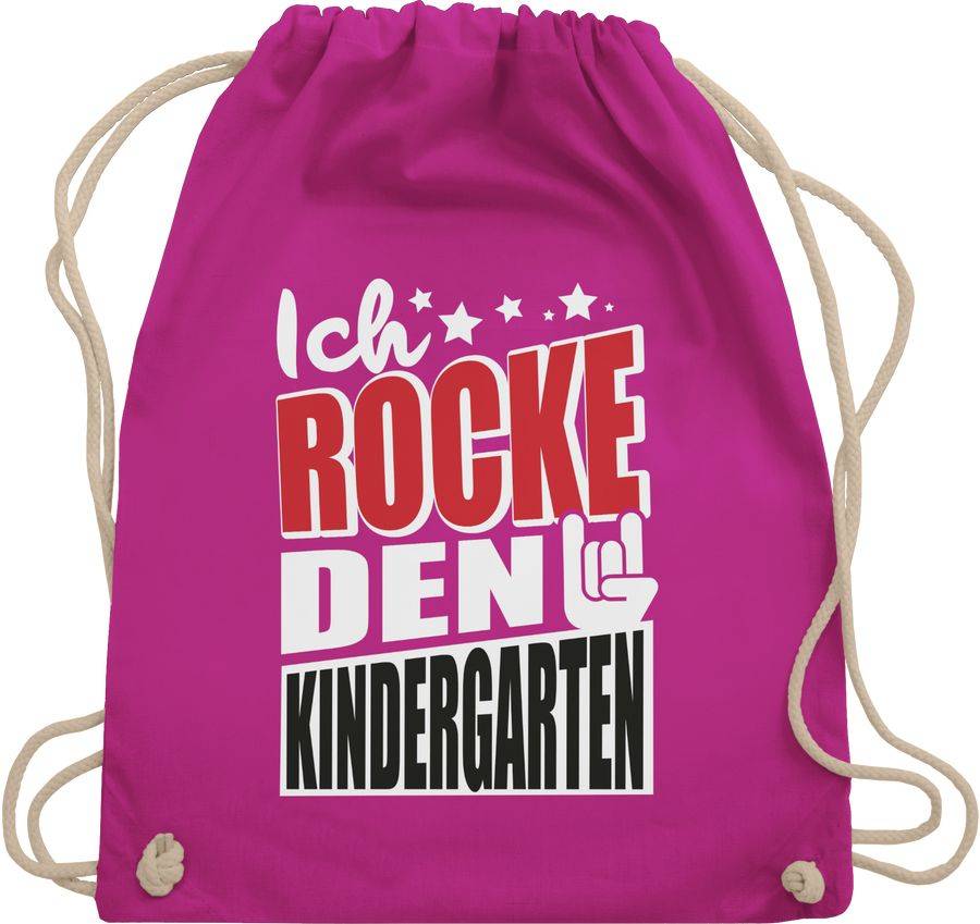 Shirtracer Ich rocke den Kindergarten: T-Shirt Rucksack Shirtracer