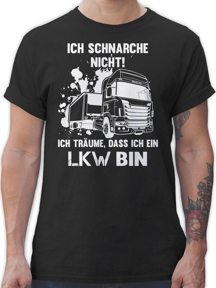 Shirtracer Ich schnarche nicht ich bin ein LKW Shirts & Mehr Shirtracer