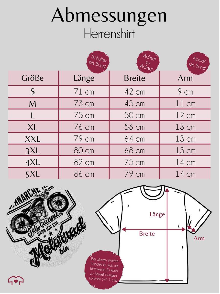 Shirtracer Ich Schnarche Nicht Ich Träume Dass Ich Ein Motorrad Bin Schwarz Shirts & Mehr Shirtracer