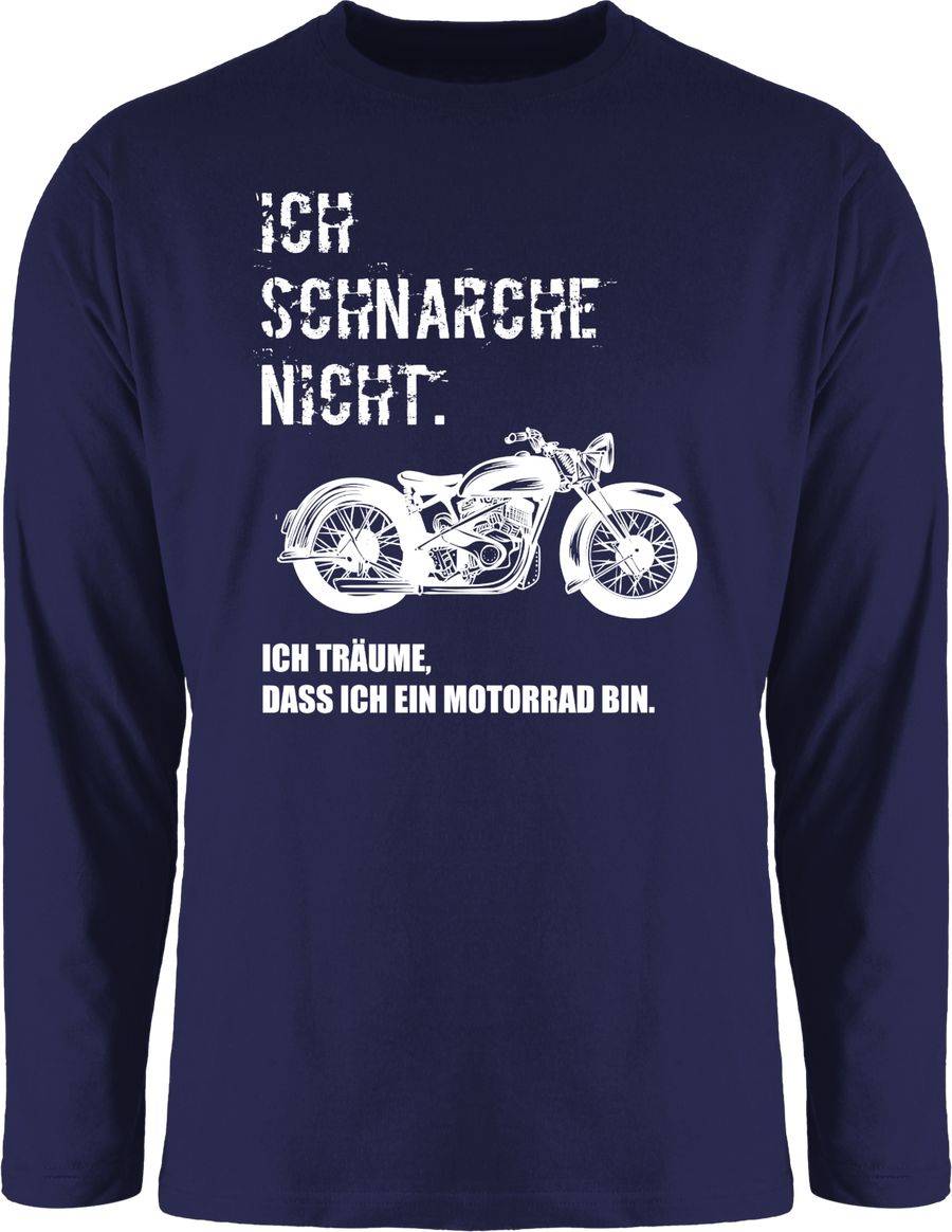 Shirtracer Ich schnarche nicht. ich träume dass ich ein Motorrad bin Vintage Shirts & Meh Shirtracer