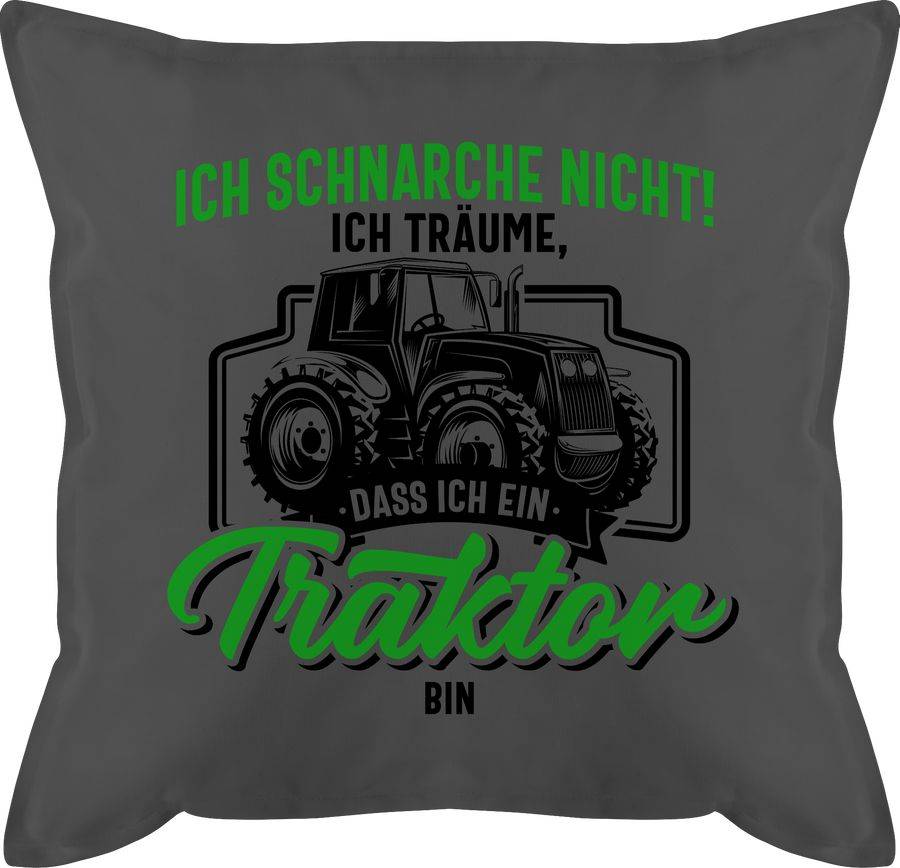 Shirtracer Ich schnarche nicht ich träume dass ich ein Traktor bin schwarz bunt: Tshirt Gym Shirtracer