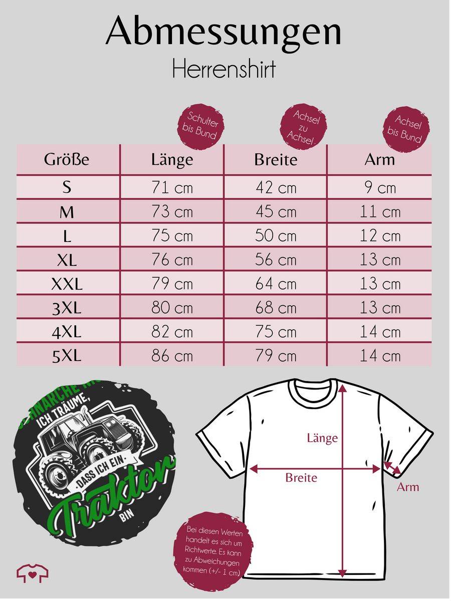 Shirtracer Ich Schnarche Nicht Ich Träume Dass Ich Ein Traktor Bin Weiß Bunt: Tshirt Turnbe Shirtracer