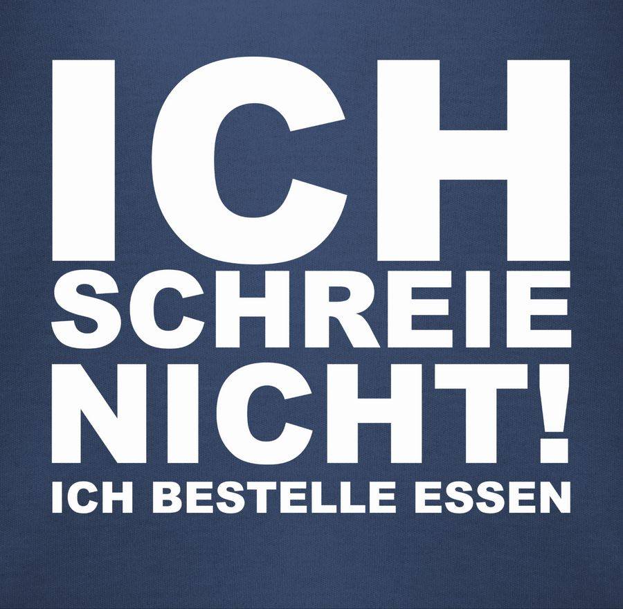 Shirtracer Ich Schreie Nicht, Ich Bestelle Essen!: T-Shirt Rucksack Shirtracer