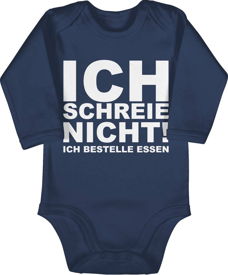 Shirtracer Ich schreie nicht, ich bestelle Essen!: T-Shirt Rucksack Shirtracer