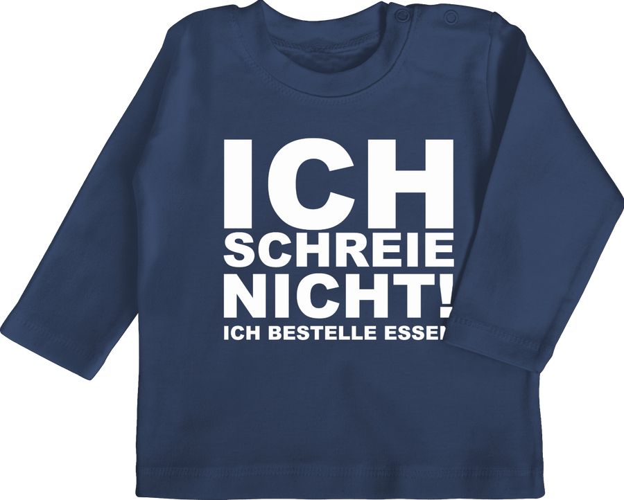 Shirtracer Ich schreie nicht, ich bestelle Essen!: T-Shirt Rucksack Shirtracer