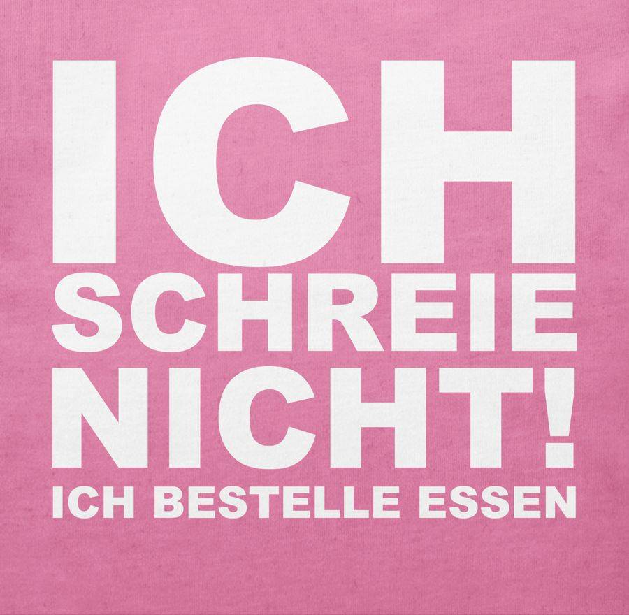 Shirtracer Ich Schreie Nicht, Ich Bestelle Essen!: T-Shirt Rucksack Shirtracer