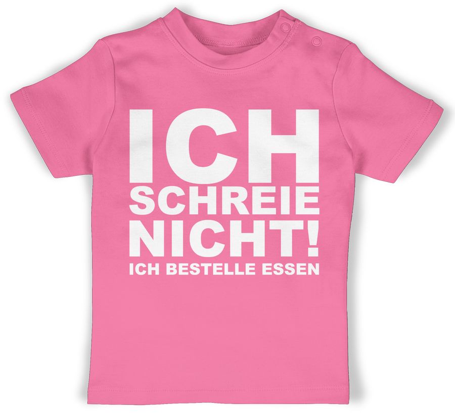 Shirtracer Ich schreie nicht, ich bestelle Essen!: T-Shirt Rucksack Shirtracer
