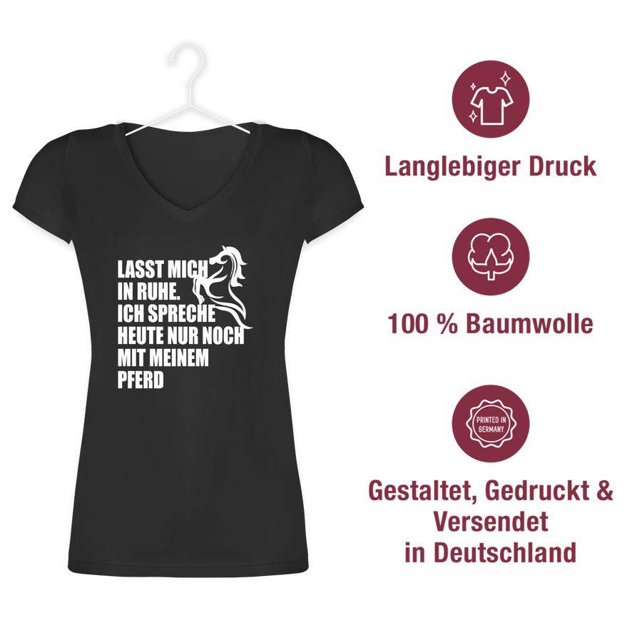 Shirtracer Ich Spreche Heute Nur Noch Mit Meinem Pferd Shirts & Mehr Shirtracer