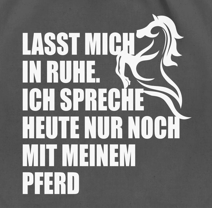 Shirtracer Ich Spreche Heute Nur Noch Mit Meinem Pferd Shirts & Mehr Shirtracer