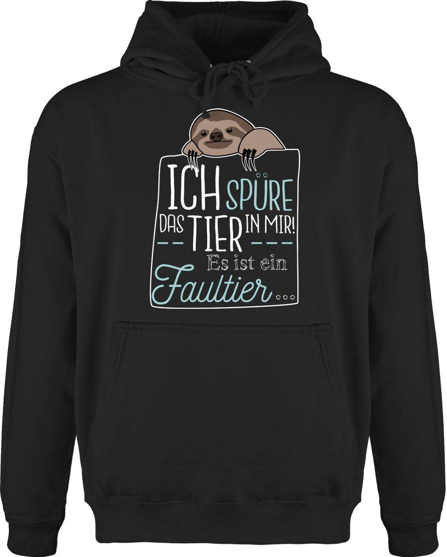 Shirtracer Ich spüre das Tier in mir es ist ein Faultier Shirts & Mehr Shirtracer