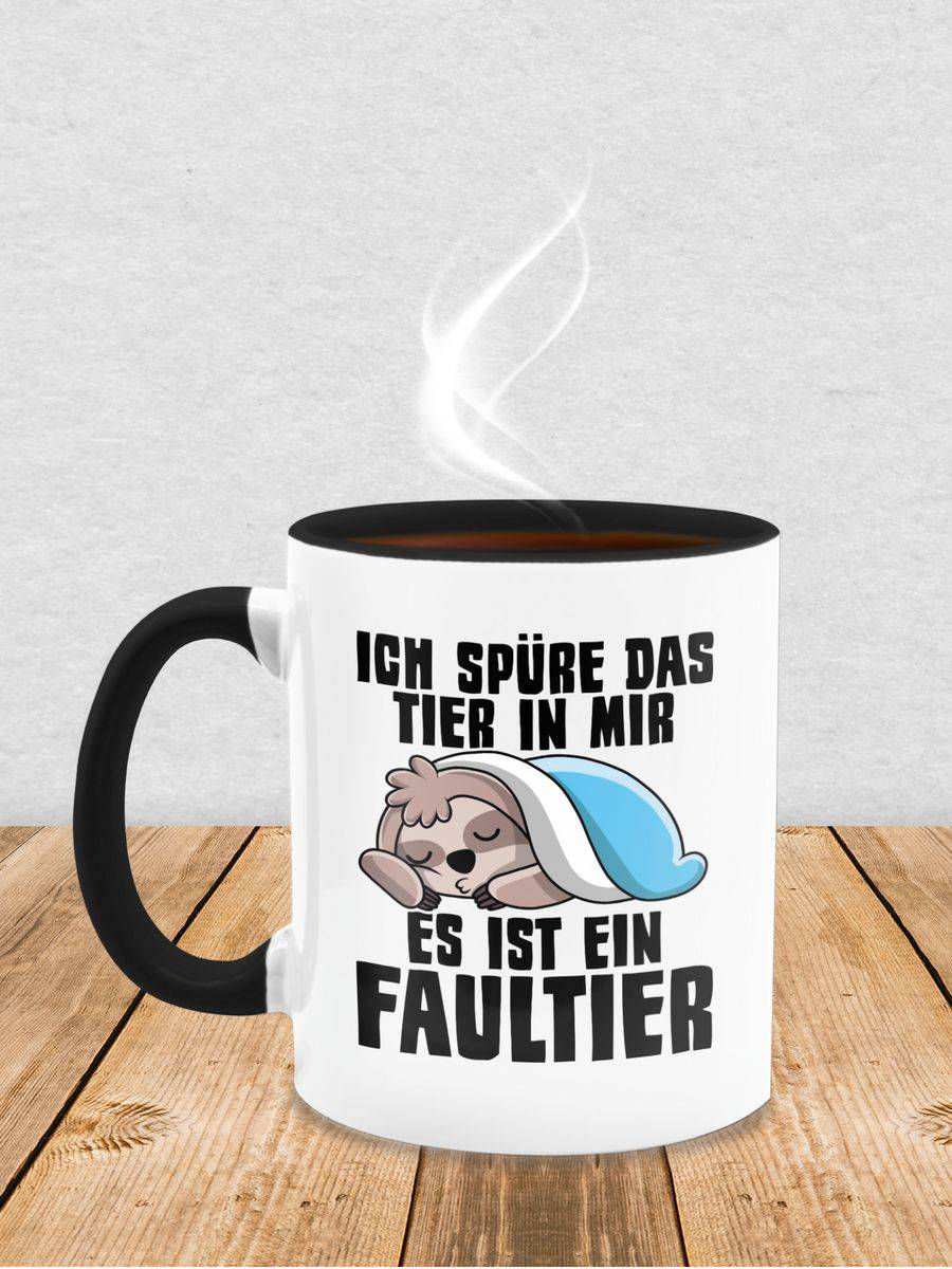 Shirtracer Ich Spüre Das Tier In Mir, Es Ist Ein Faultier: T-Shirt Rucksack Shirtracer