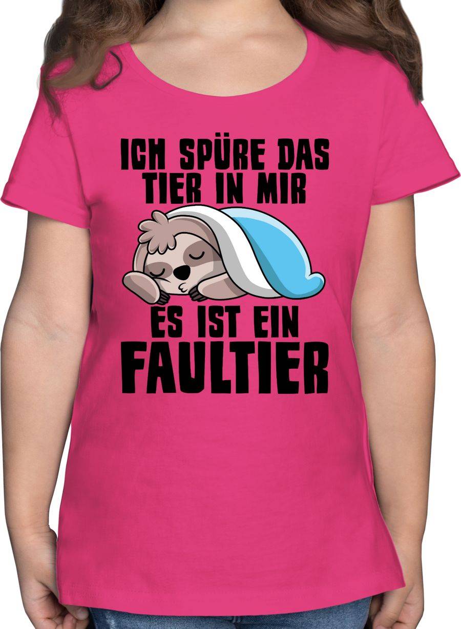 Shirtracer Ich spüre das Tier in mir, es ist ein Faultier: T-Shirt Rucksack Shirtracer