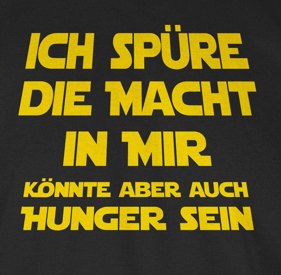 Shirtracer Ich Spüre Die Macht In Mir Könnte Aber Auch Hunger Sein: Tshirt Gym Bag Shirtracer