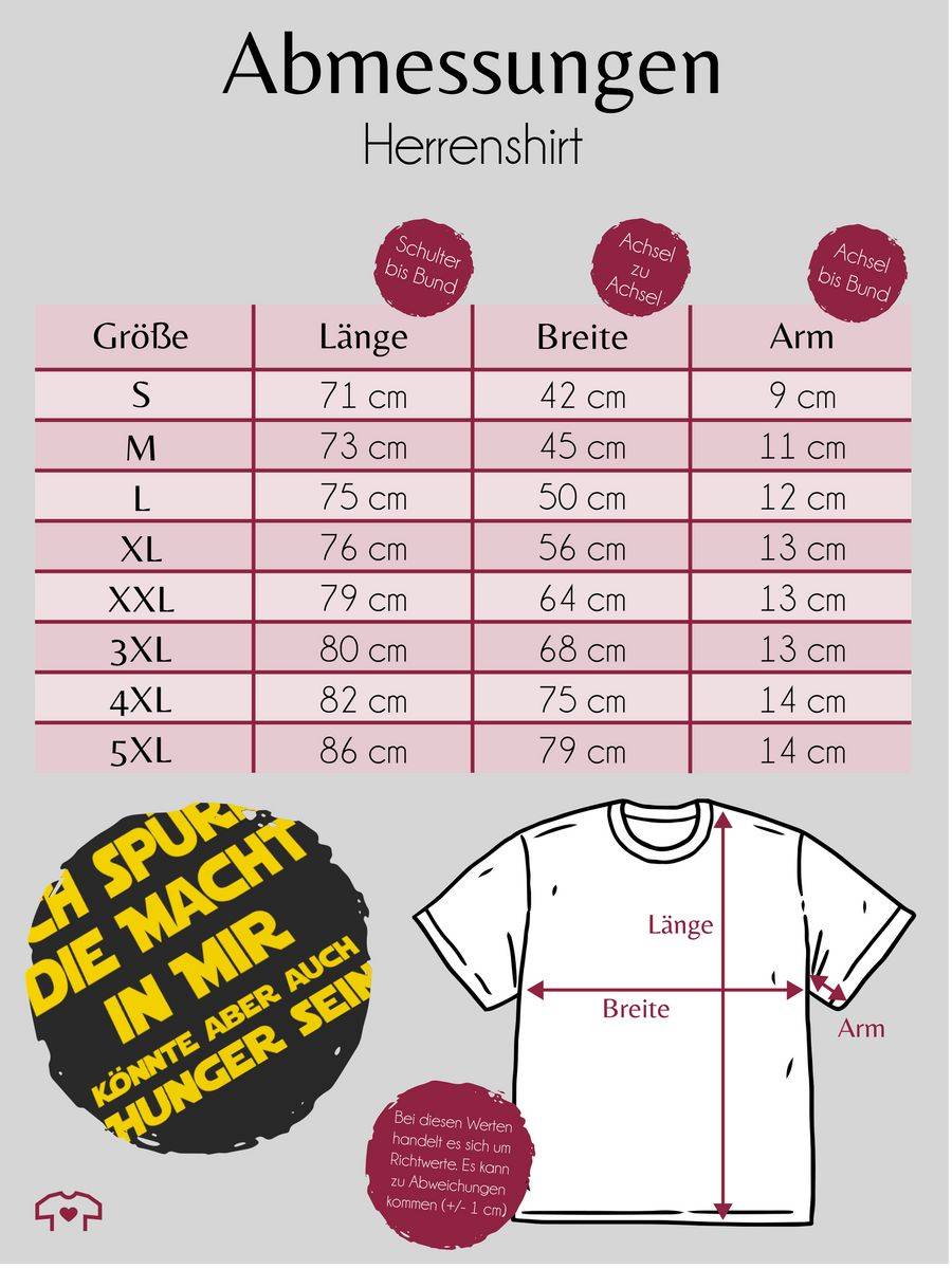 Shirtracer Ich Spüre Die Macht In Mir Könnte Aber Auch Hunger Sein: Tshirt Gym Bag Shirtracer
