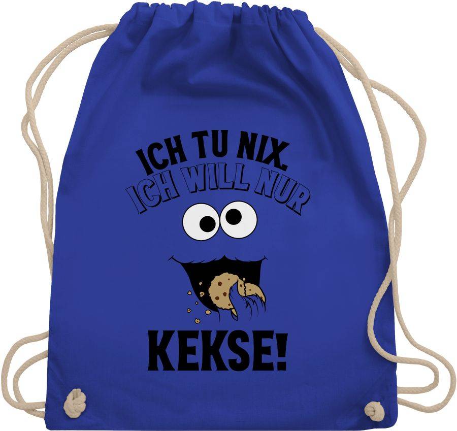 Shirtracer Ich tu nix. Ich will nur Kekse! - schwarz Shirts & Mehr Shirtracer