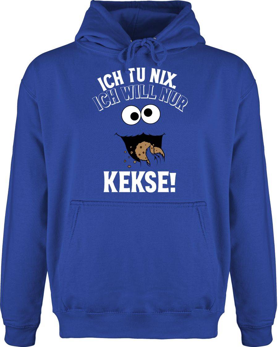 Shirtracer Ich tu nix. Ich will nur Kekse! - weiß/schwarz Shirts & Mehr Shirtracer