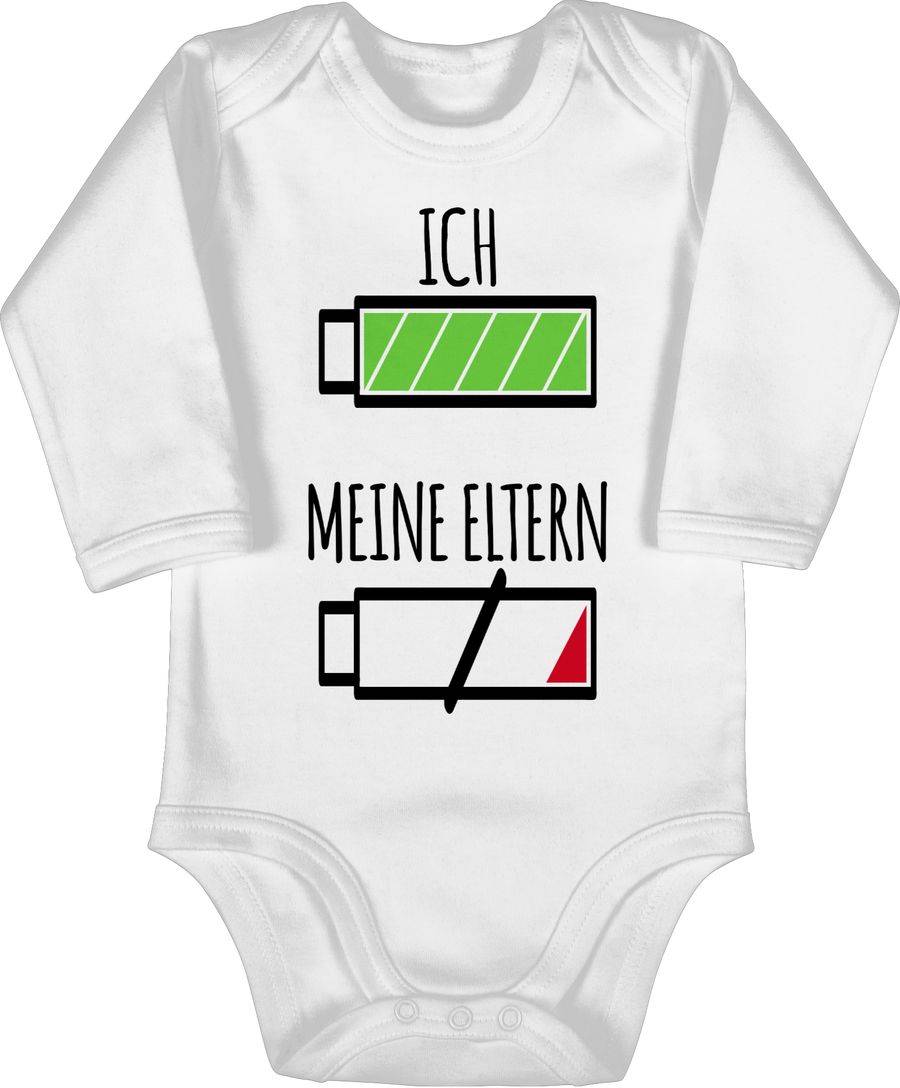 Shirtracer Ich und meine Eltern Batterie: Tshirt Turnbeutel Shirtracer