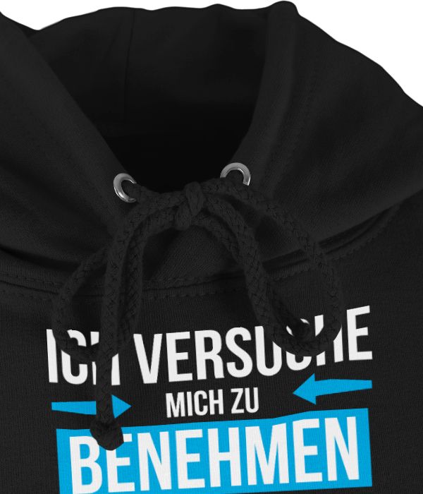 Shirtracer Ich Versuche Mich Zu Benehmen Aber Ich Komme Nach Meinem Papa Blau: Tshirt Rucks Shirtracer