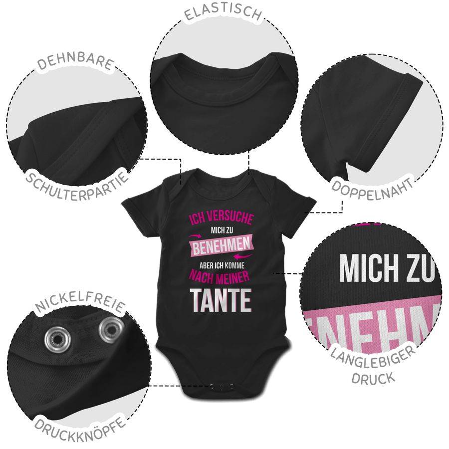 Shirtracer Ich Versuche Mich Zu Benehmen Aber Ich Komme Nach Meiner Tante Shirts & Mehr Shirtracer