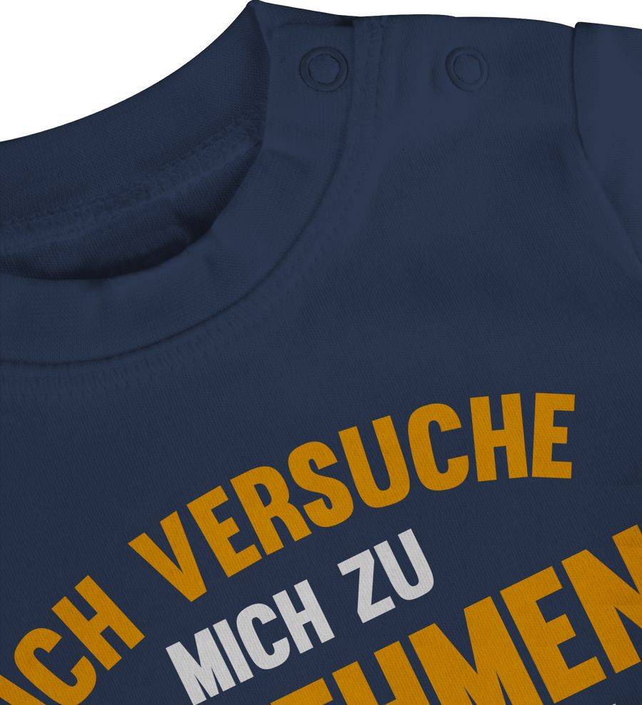 Shirtracer Ich Versuche Mich Zu Benehmen Aber Ich Komme Nach Meinem Opa Orange: T-Shirt Gym Shirtracer