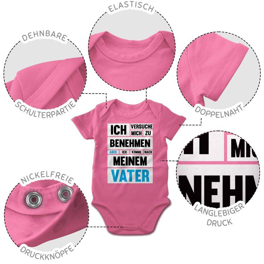 Shirtracer Ich Versuche Mich Zu Benehmen Aber Ich Komme Nach Meinem Vater Shirts & Mehr Shirtracer