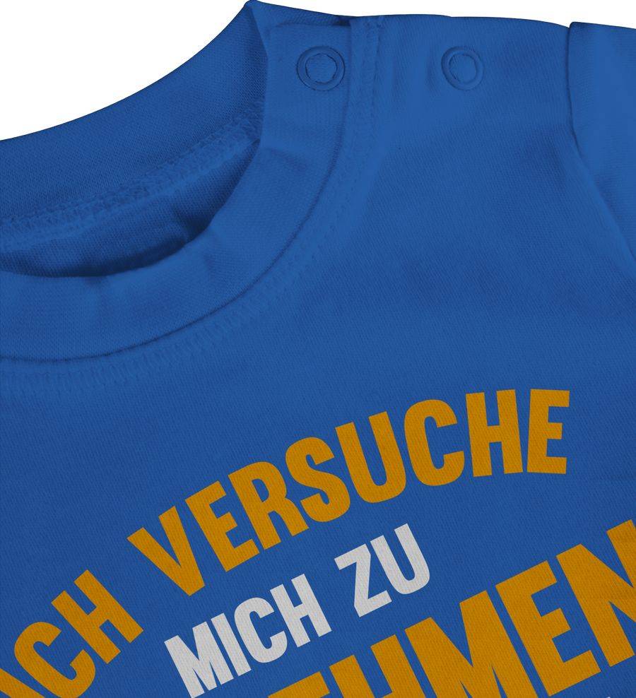 Shirtracer Ich Versuche Mich Zu Benehmen Aber Ich Komme Nach Meiner Tante Orange Shirts & Shirtracer