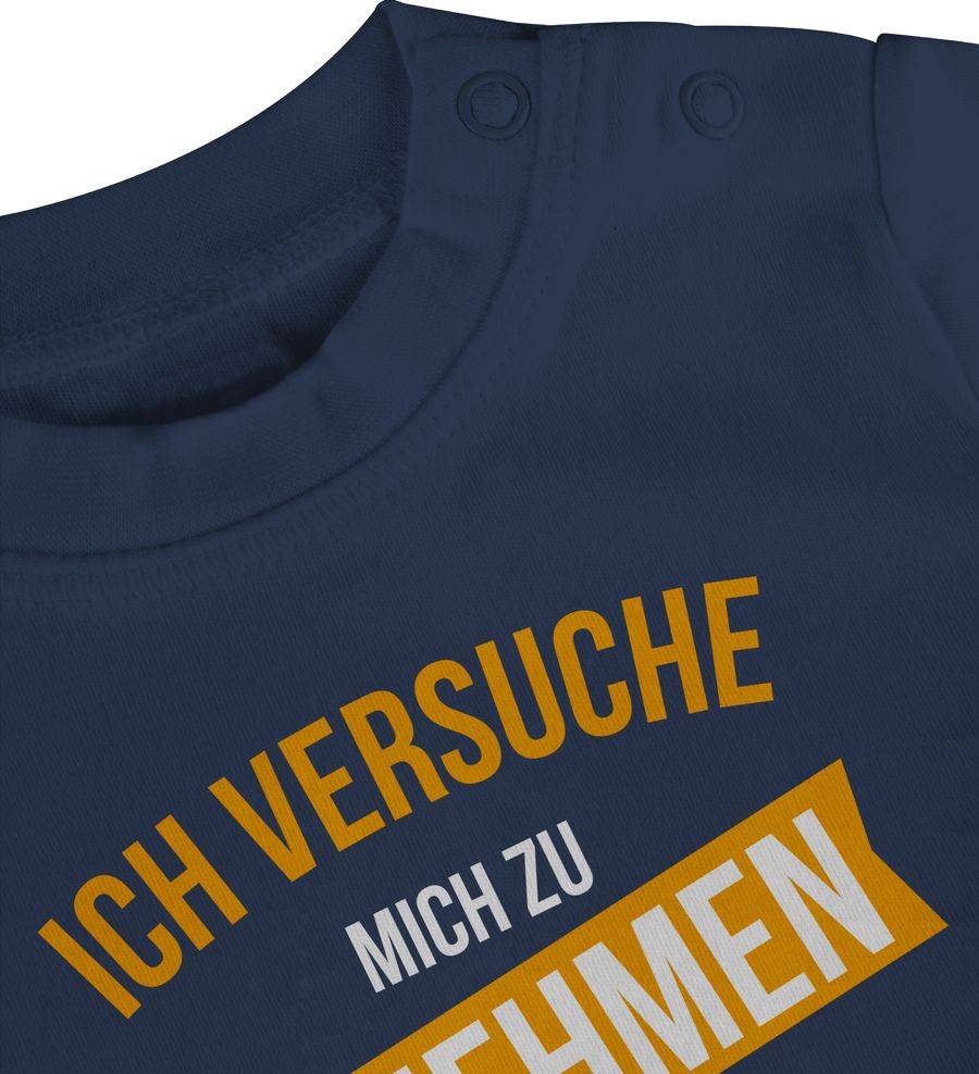 Shirtracer Ich Versuche Mich Zu Benehmen Papa Orange: T-Shirt Rucksack Shirtracer
