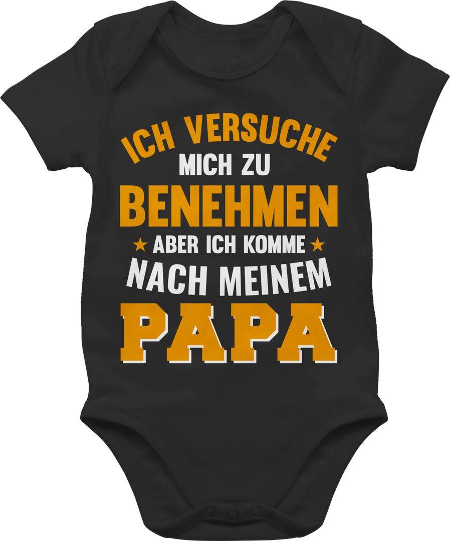 Shirtracer Ich versuche mich zu benehmen Papa Sterne Shirts & Mehr Shirtracer