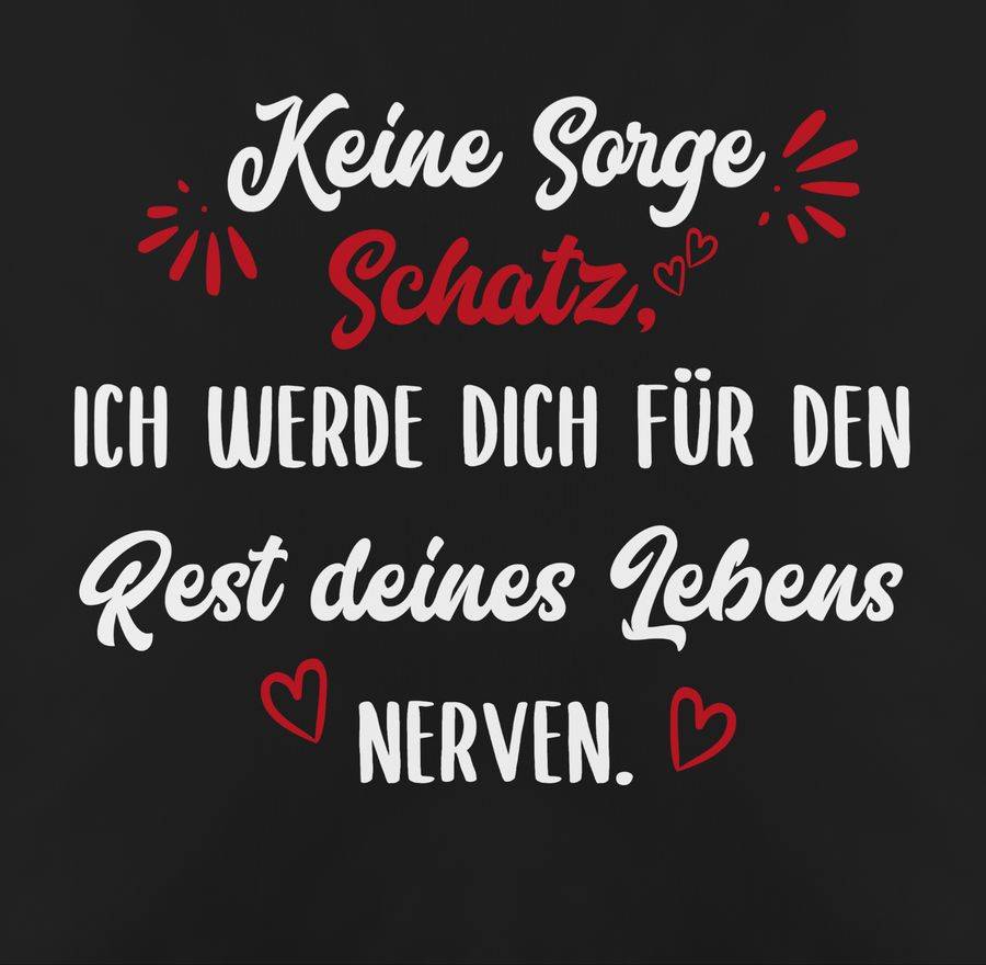 Shirtracer Ich Werde Dich Für Den Rest Deines Lebens Nerven Weiß: T-Shirt Rucksack Shirtracer