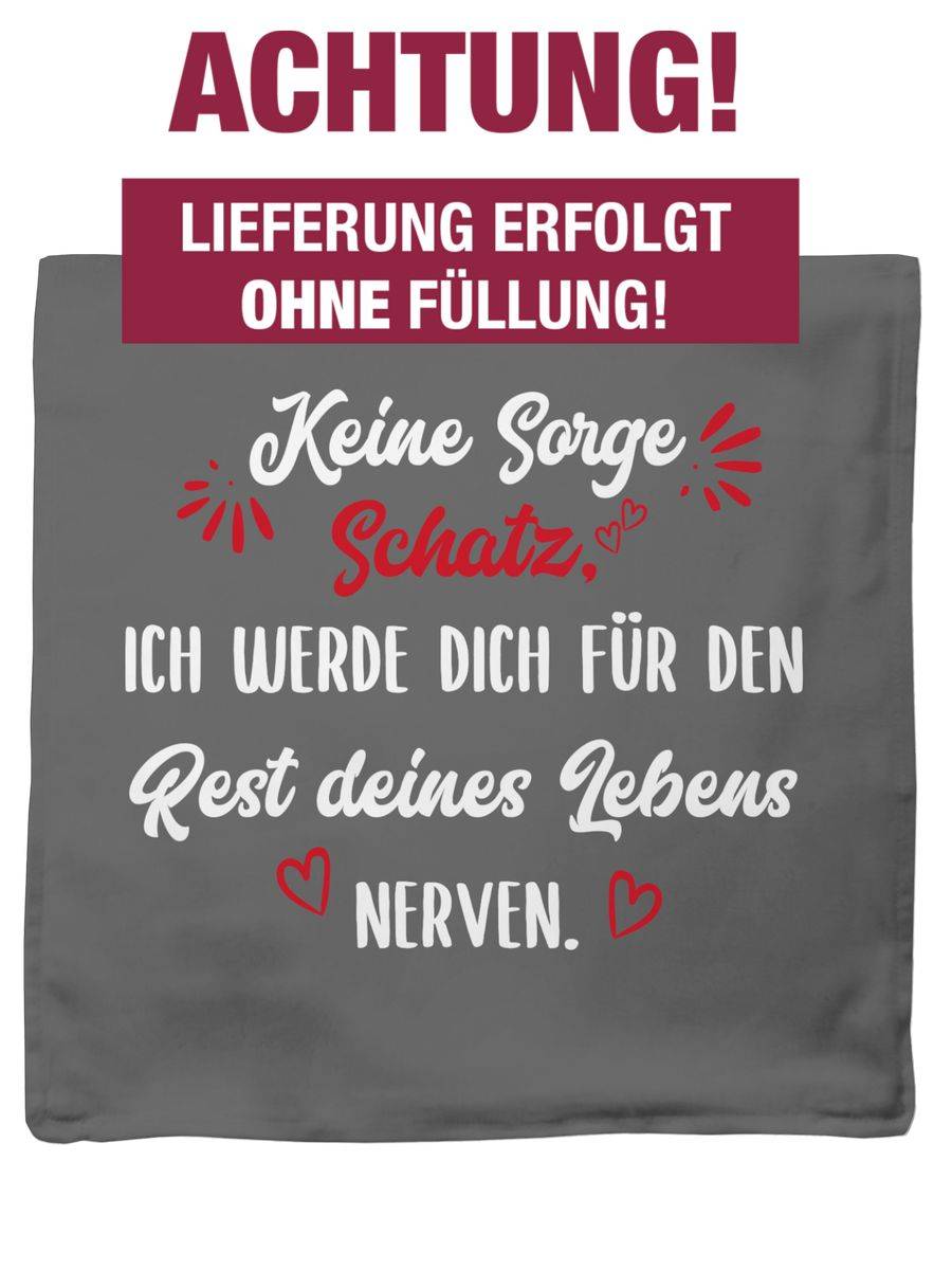 Shirtracer Ich Werde Dich Für Den Rest Deines Lebens Nerven Weiß: T-Shirt Rucksack Shirtracer
