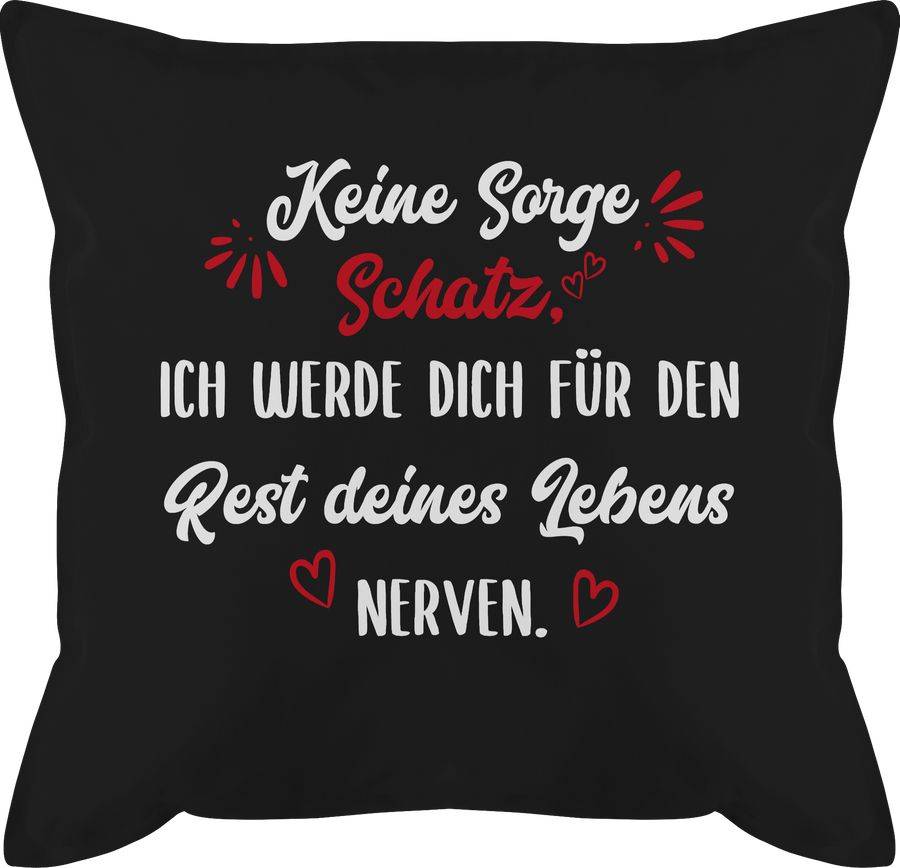 Shirtracer Ich werde dich für den Rest deines Lebens nerven weiß: T-Shirt Rucksack Shirtracer