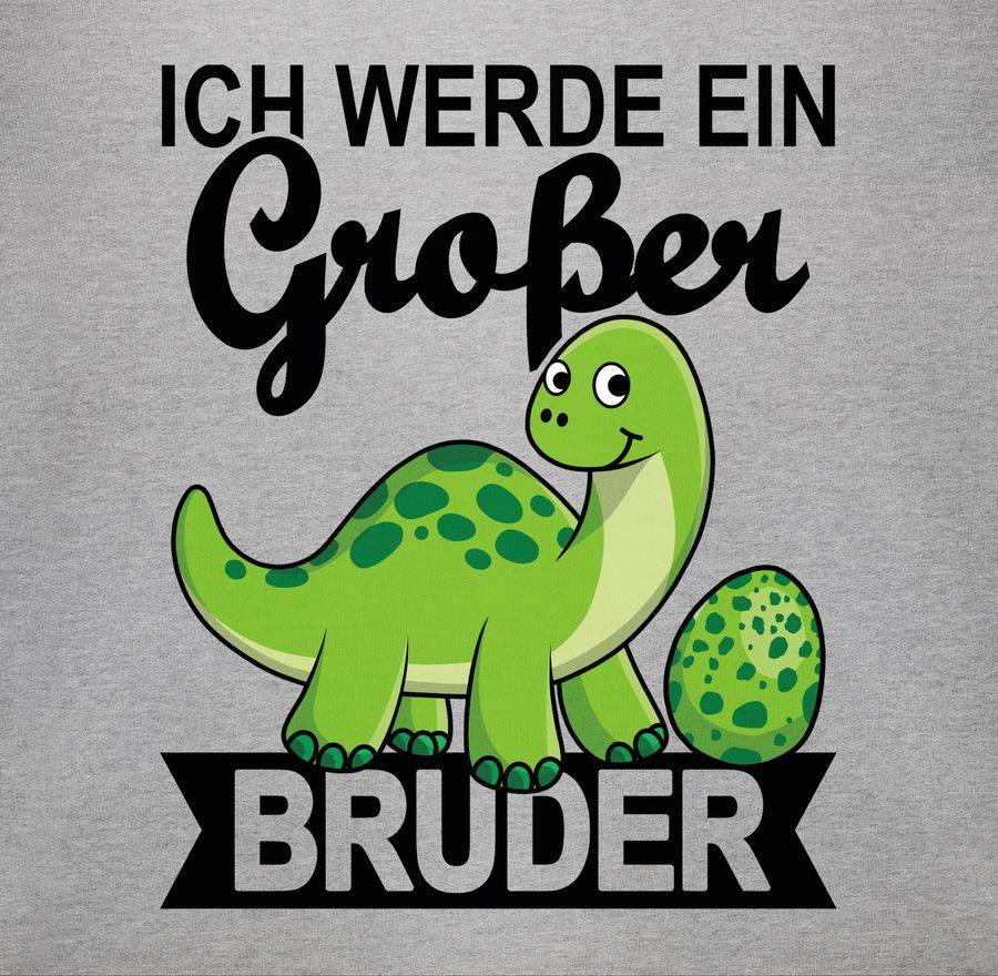 Shirtracer Ich Werde Ein Großer Bruder Mit Dinos - Schwarz Shirts & Mehr Shirtracer